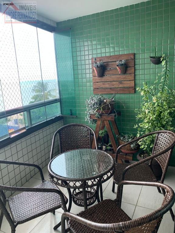Apartamento Frente Mar para Venda em Olinda, Casa Caiada, 3 dormitórios, 2 suítes, 3 banheiros, 2 vagas